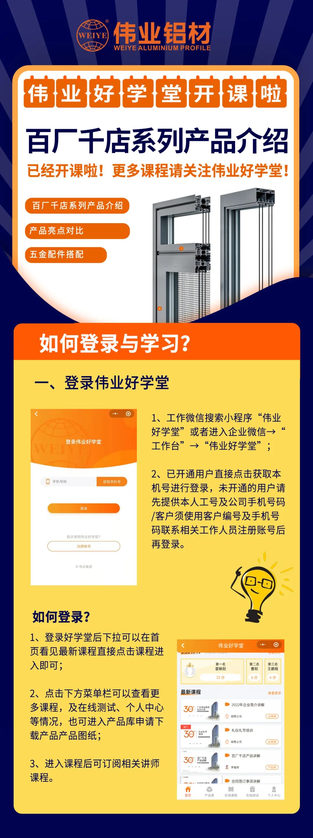 开课啦！百厂千店系列产品先容已上线888集团勤学堂，，，快get最新课程